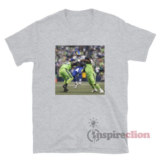 Aaron Donald Los Angeles Rams vs Seattle Seahawks T-Shirt