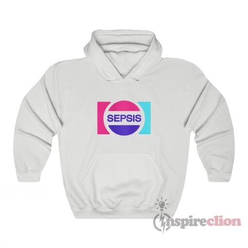 Sepsis Pepsi Parody Logo Hoodie