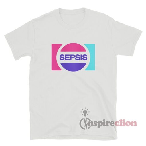 Sepsis Pepsi Parody Logo T-Shirt