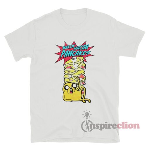 Adventure Time Jake Makin Bacon Pancakes T-Shirt