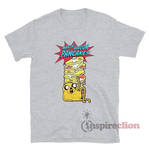 Adventure Time Jake Makin Bacon Pancakes T-Shirt