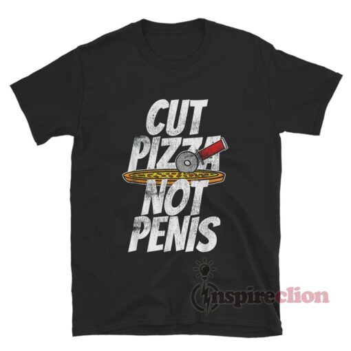 GIAW Anti-Circumcision Cut Pizza Not Penis T-Shirt