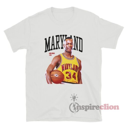 Basketball Legends Len Bias Maryland T-Shirt