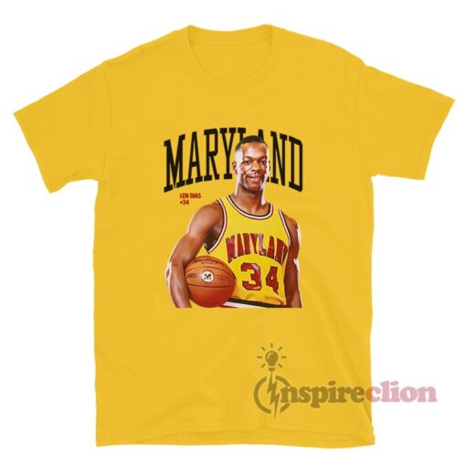 Basketball Legends Len Bias Maryland T-Shirt