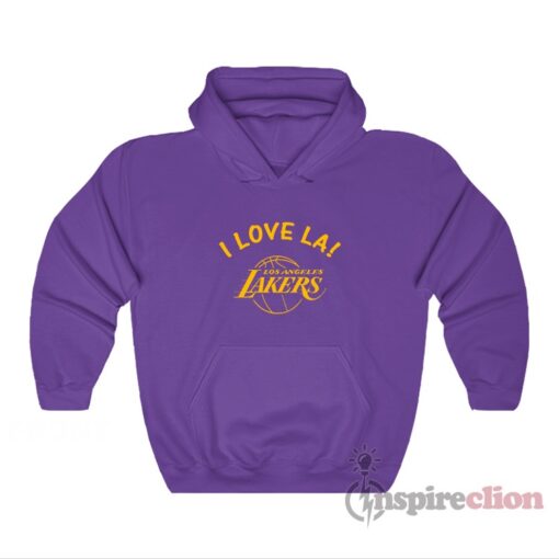 I Love LA Los Angeles Lakers Hoodie