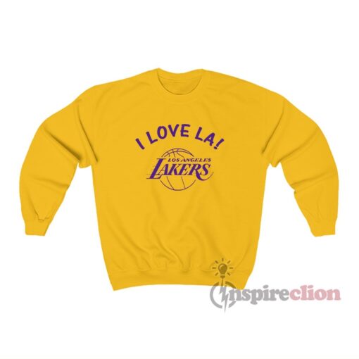 I Love LA Los Angeles Lakers Sweatshirt