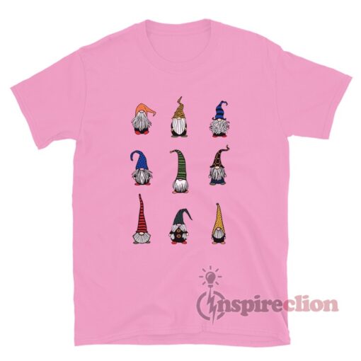 Scandinavian Christmas Gnome Tiles T-Shirt