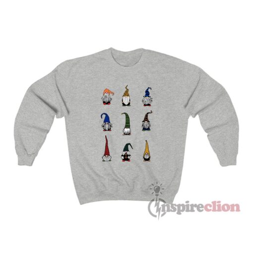 Scandinavian Christmas Gnome Tiles Sweatshirt