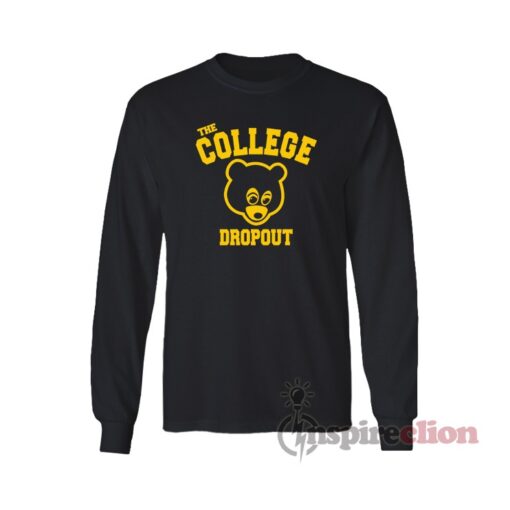 Kanye West Bear The College Dropout Long Sleeves T-Shirt