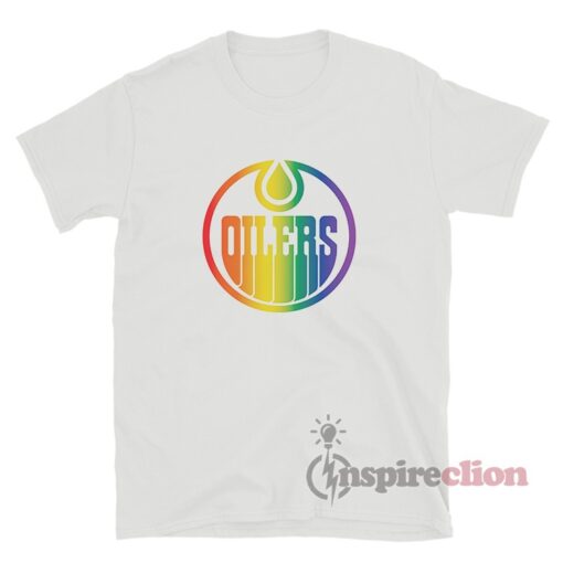 Edmonton Oilers Pride Logo T-Shirt