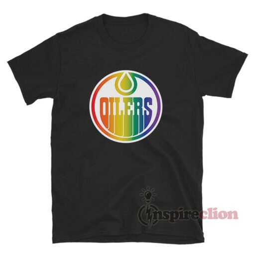 Edmonton Oilers Pride Logo T-Shirt