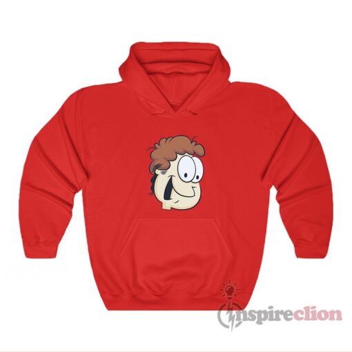 Garfield Jon Arbuckle Big Face Hoodie