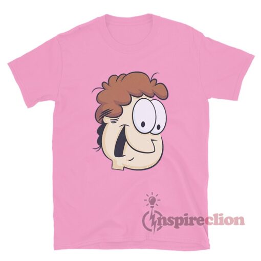 Garfield Jon Arbuckle Big Face T-Shirt