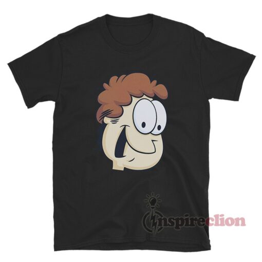 Garfield Jon Arbuckle Big Face T-Shirt