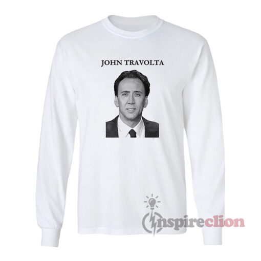 John Travolta Nicolas Cage Face Off Long Sleeves T-Shirt