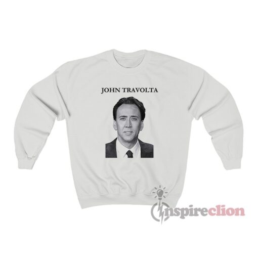 John Travolta Nicolas Cage Face Off Sweatshirt
