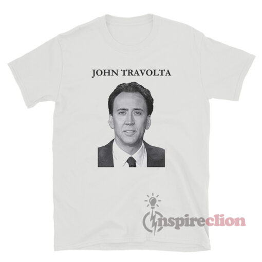 John Travolta Nicolas Cage Face Off T-Shirt