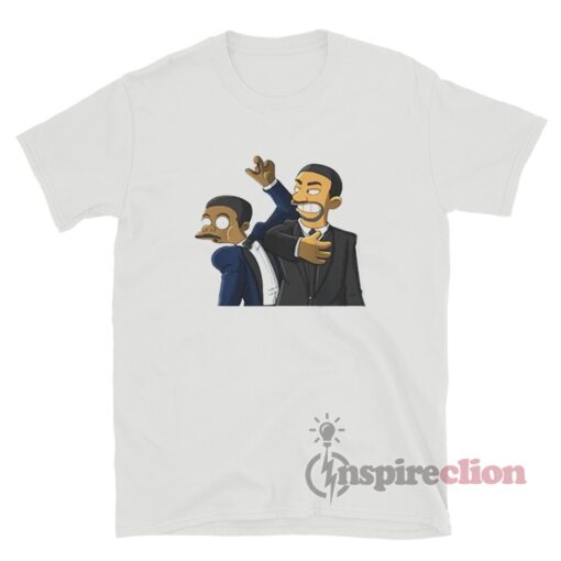 Will Smith Slaps Chris Rock Meme T-Shirt