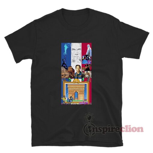 France Place On Reddit Pixel T-Shirt