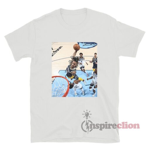 Memphis Grizzlies Ja Morant Dunk Photo T-Shirt