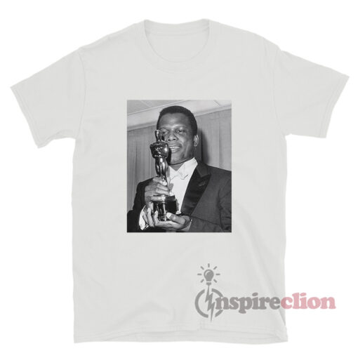 Black Actor Sidney Poitier Oscar Winner T-Shirt