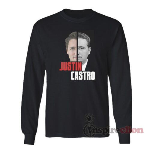 Justin Trudeau Fidel Castro Justin Castro Long Sleeves T-Shirt