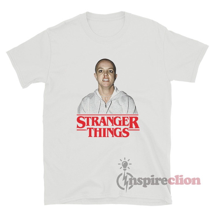 stenografi Troende gryde Get It Now Britney Spears Stranger Things T-Shirt - Inspireclion.com