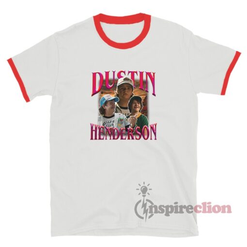 Dustin Henderson 90S Stranger Things 4 Ringer T-Shirt
