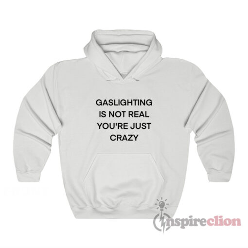 Gaslighting is Not Real You're Just Crazy Hoodie
