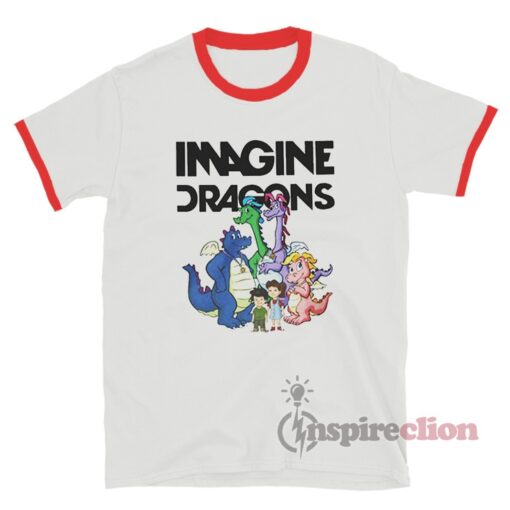 Dragon Tales Imagine Dragon Ringer T-Shirt