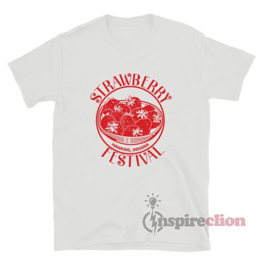 Stranger Things 4 Millie Bobby Brown Strawberry Festival T-Shirt