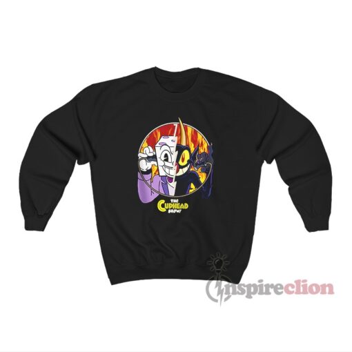 The Cuphead Show King Dice And The Devil Sweatshirt