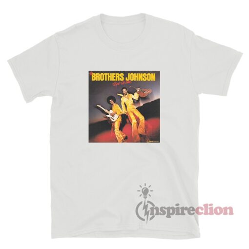The Brothers Johnson Right On Time Album Cover T-Shirt