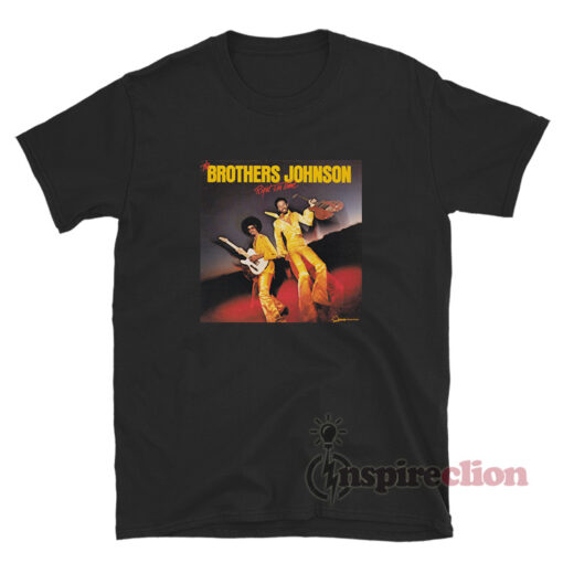 The Brothers Johnson Right On Time Album Cover T-Shirt