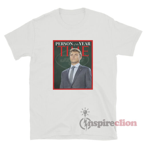 Zach Wilson New York Jets Person Of The Year Time T-Shirt