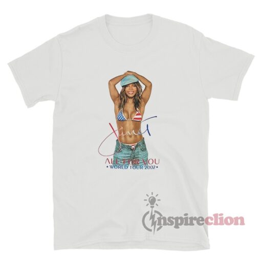 Janet Jackson All For You World Tour 2002 T-Shirt
