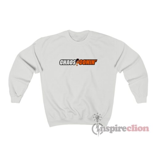 Chaos Comin’ Baltimore Orioles Logo Sweatshirt