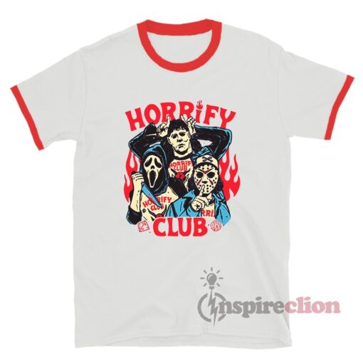Horrify Club Ringer T-Shirt