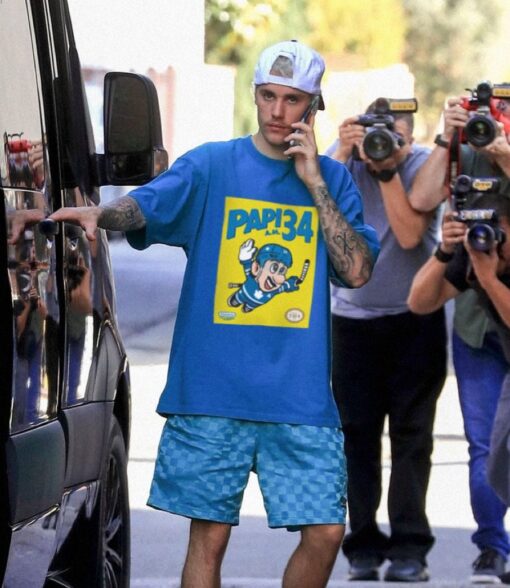 Justin Bieber Super Mario Papi 34 T-Shirt