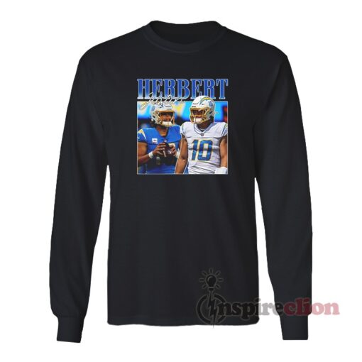 Vintage Style Justin Herbert Long Sleeves T-Shirt