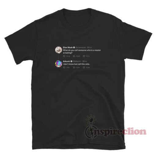 Arkunir Ratio Elon Musk Twitter T-Shirt