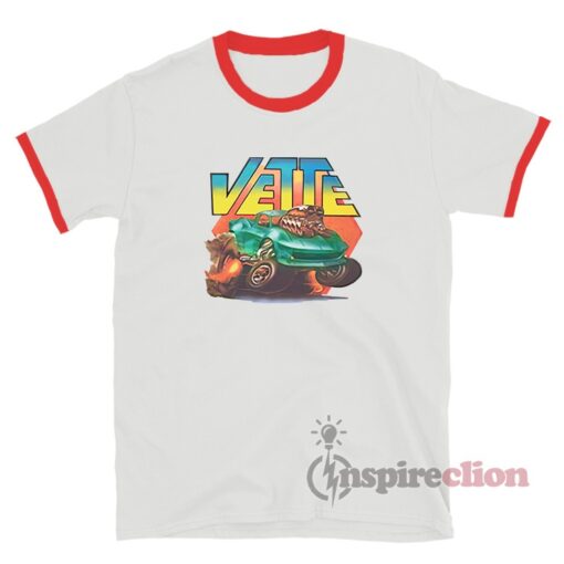 That 70s Show Kelso Rainbow Lined Corvette Ringer T-Shirt
