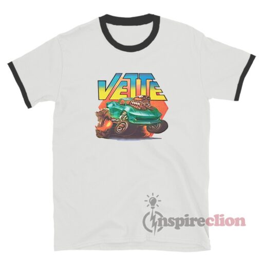 That 70s Show Kelso Rainbow Lined Corvette Ringer T-Shirt