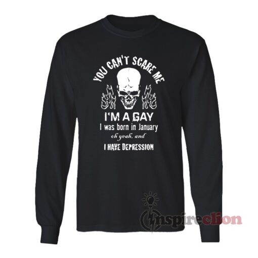 I’m A Gay I Was Born In January Long Sleeves T-Shirt