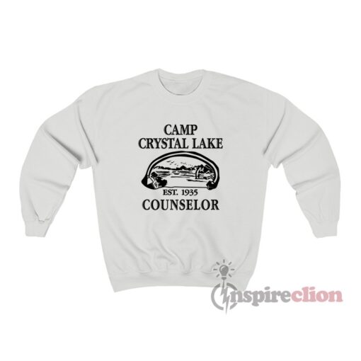 Camp Crystal Lake Est 1935 Counselor Sweatshirt
