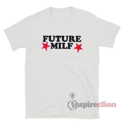 Future Milf Sleeveless Crop Top For Women - Slim Fit Summer Tank (White, Medium, Asian Size) - View #3