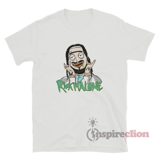 Rick Morty Post Malone Rick Malone Mashup T-Shirt