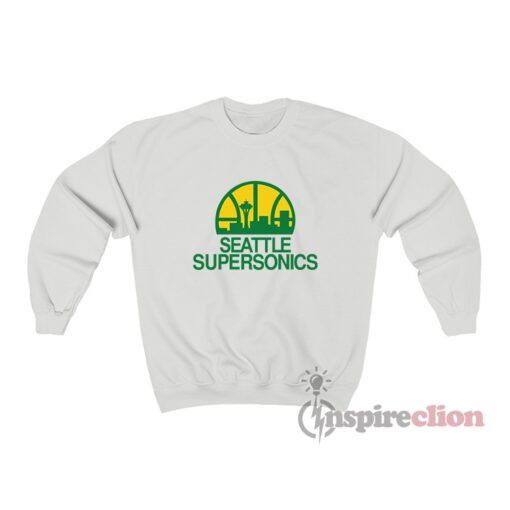 Seattle Supersonics Logo Sweatshirt