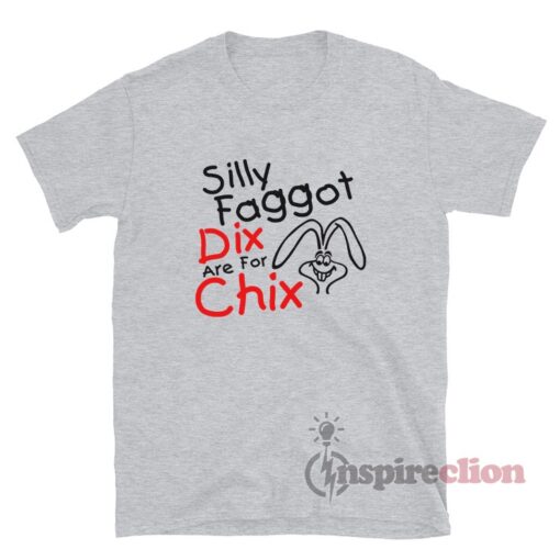 Vintage Streetwear Silly Faggot Dix Are For Chix T-Shirt