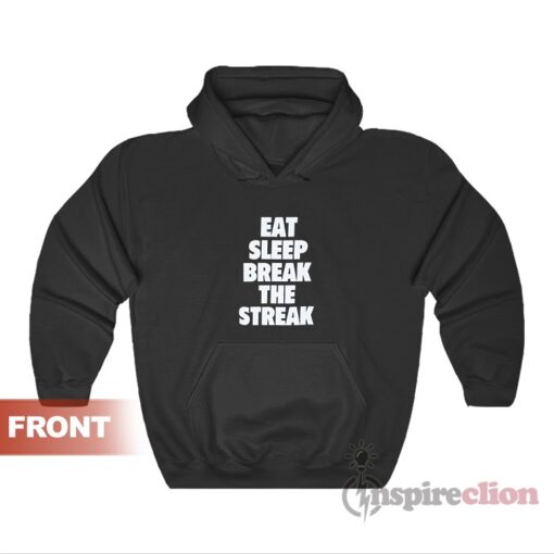 WWE Paul Heyman Beast Eat Sleep Break The Streak Hoodie